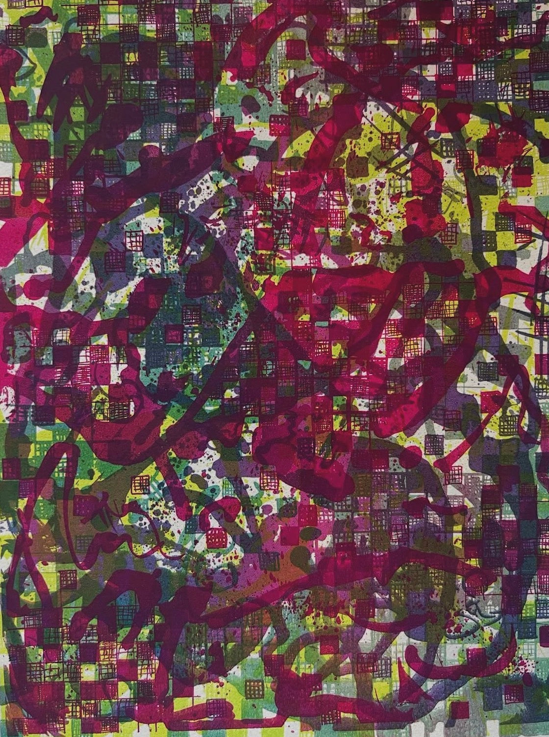Can I Please Help You? -  Monotype Screenprint 14x18
