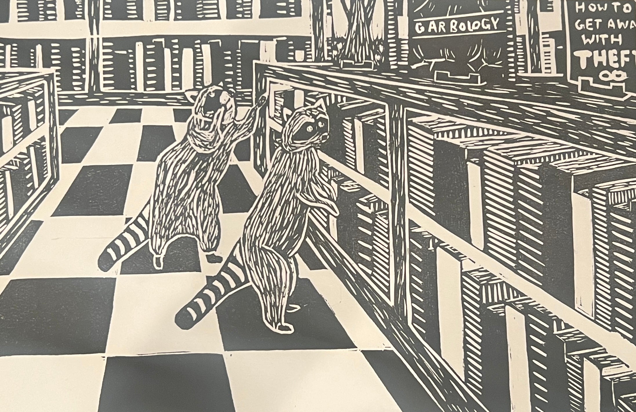 Stinky Sunday - 8x10 Relief Print on Paper